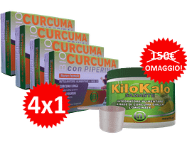 Piperine y Curcuma 4 × 1 más KiloKalo saciante, oferta. Revisión y costo