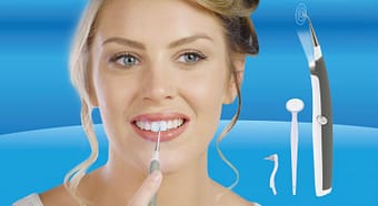 Sistema profesional Denta Pulse para limpieza dental con vibraciones sónicas. ¿Qué es esto? ¿Es seguro?