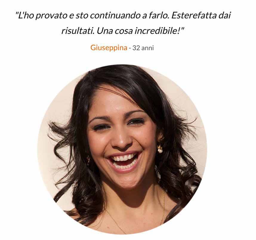 Giuseppina testimonianza Senomax